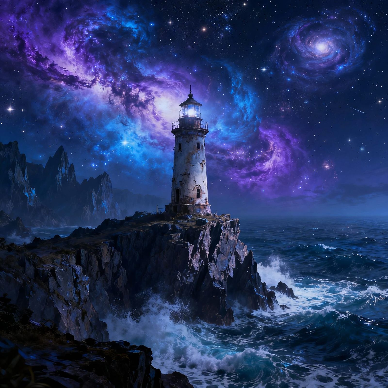 Weathered lighthouse