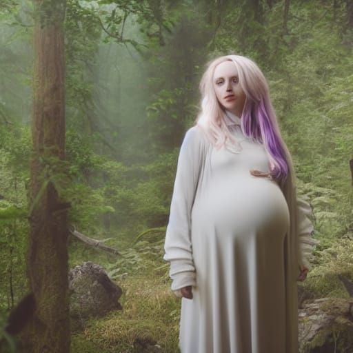 Enchanting Luna Lovegood in Mysterious Forest