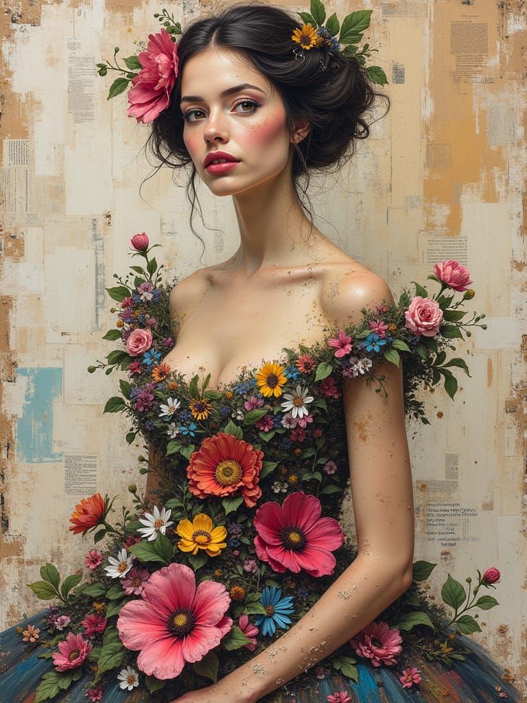 The spring flowers