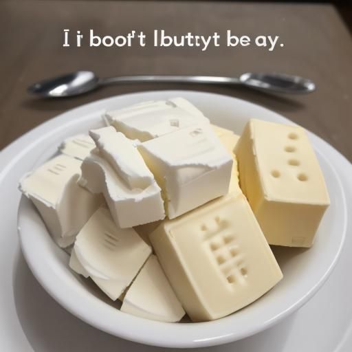 I can't believe it's not butter