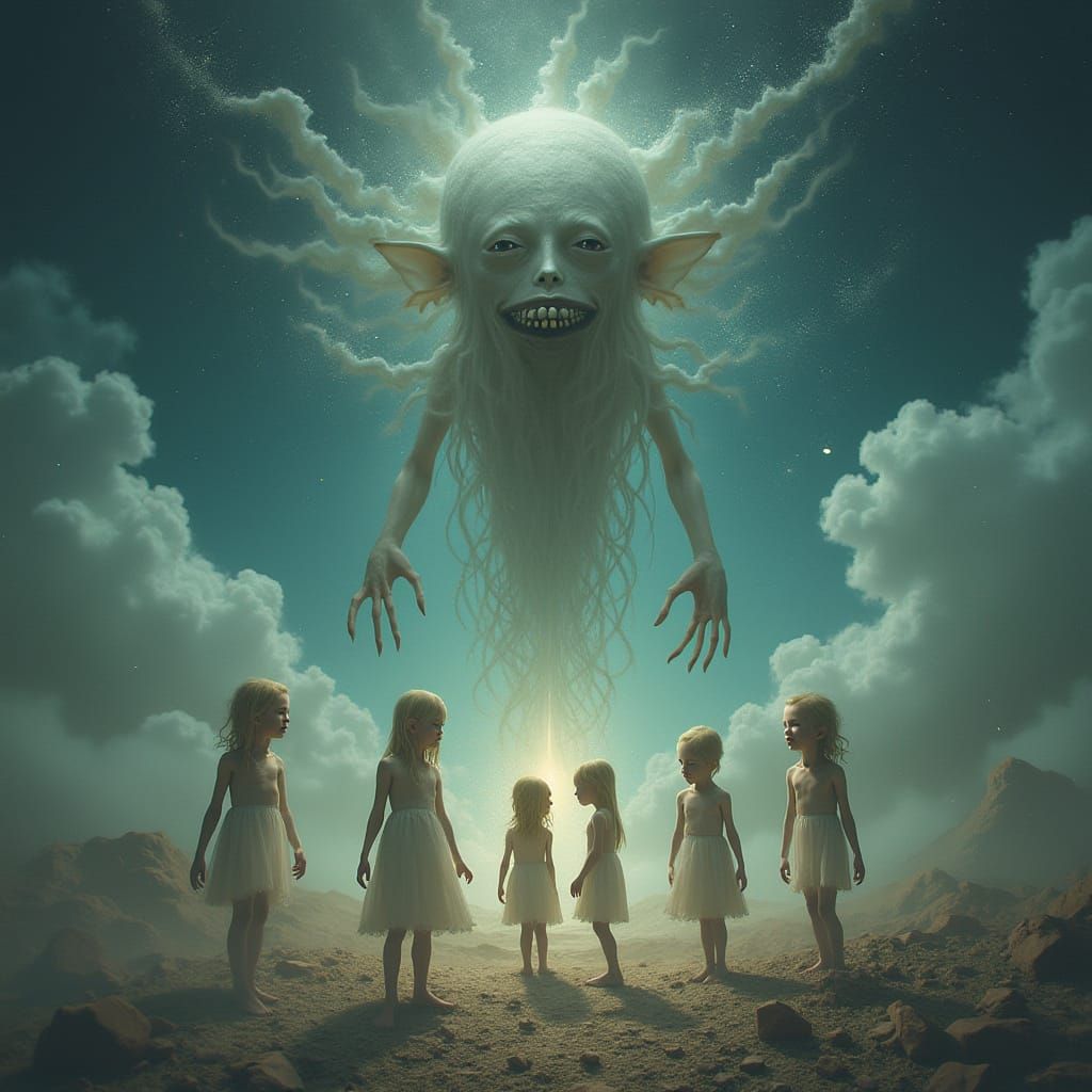 Ethereal Children Adrift in Cosmic Expanse