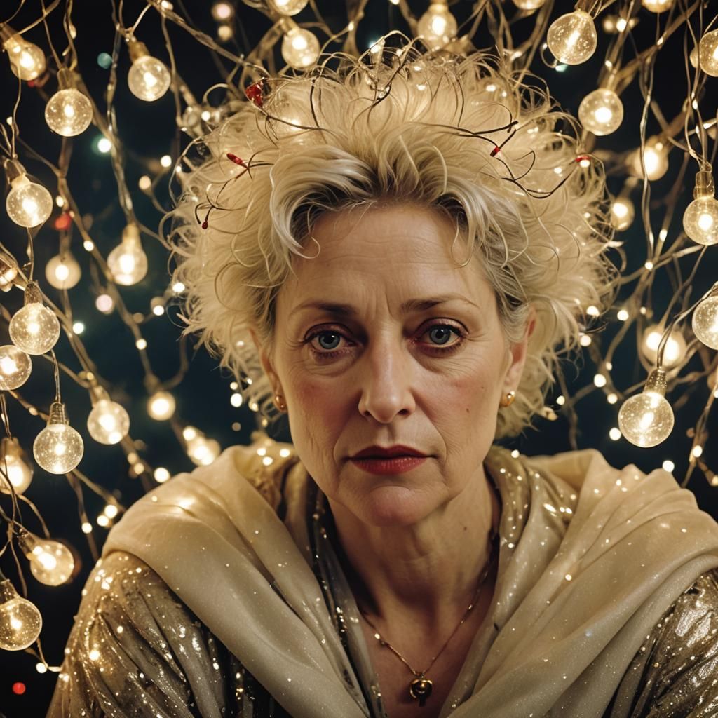 Surreal Siren Song: Drowning in Christmas Lights