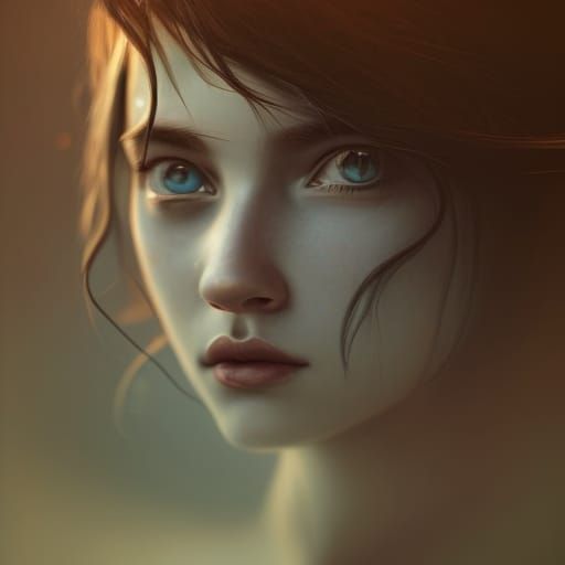 Dynamic Lighting Concept Art in Expressionist Style