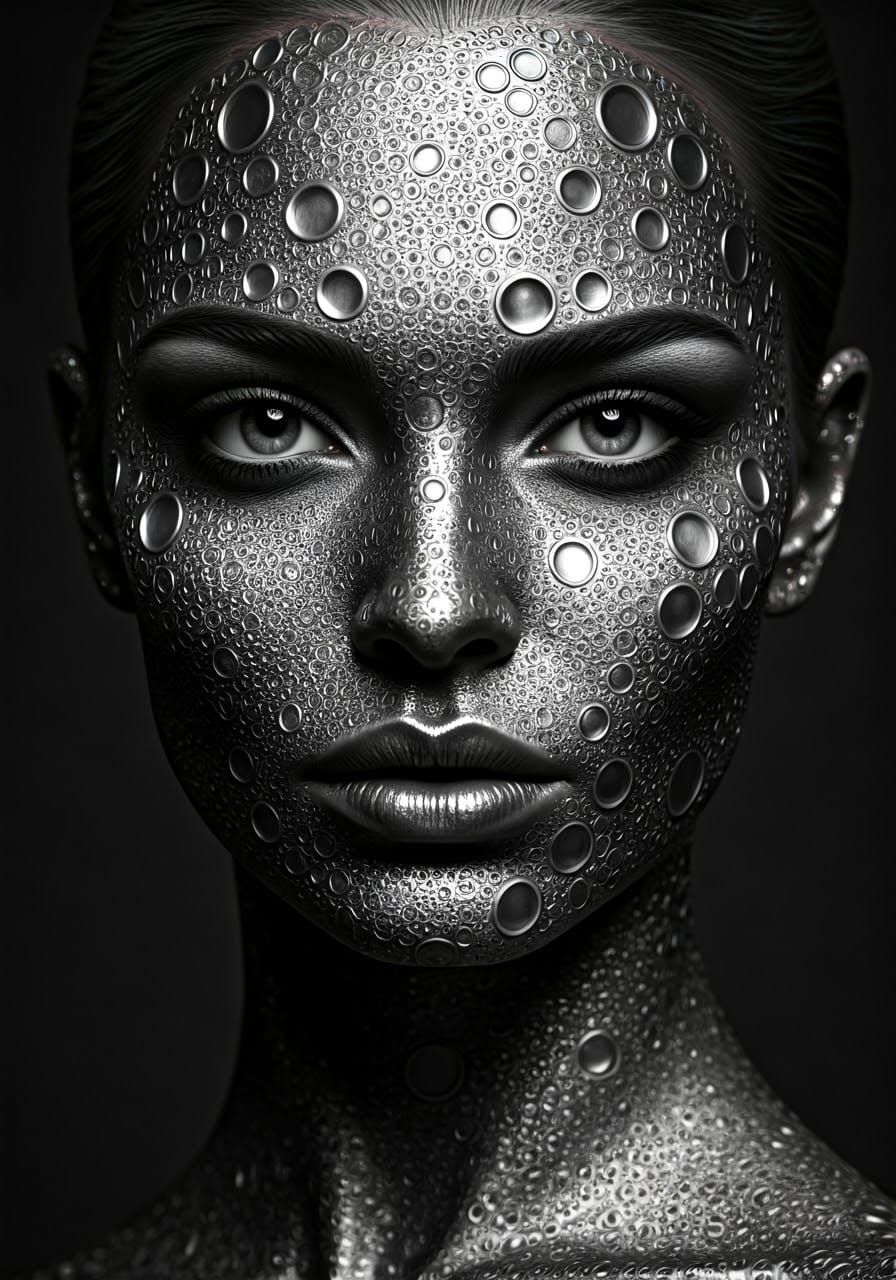 Geometric Patterns in Black and White Optic Art