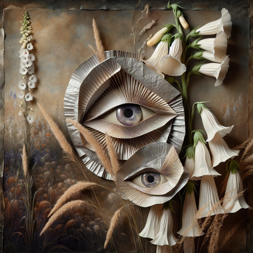 MPR OFF - What a Dream I Had Without Artists - Metallic Paper Iris Folding