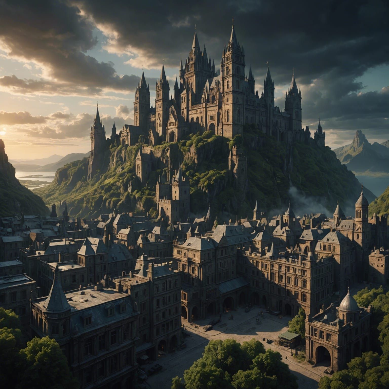 Epic Cinematic Digital Matte Painting