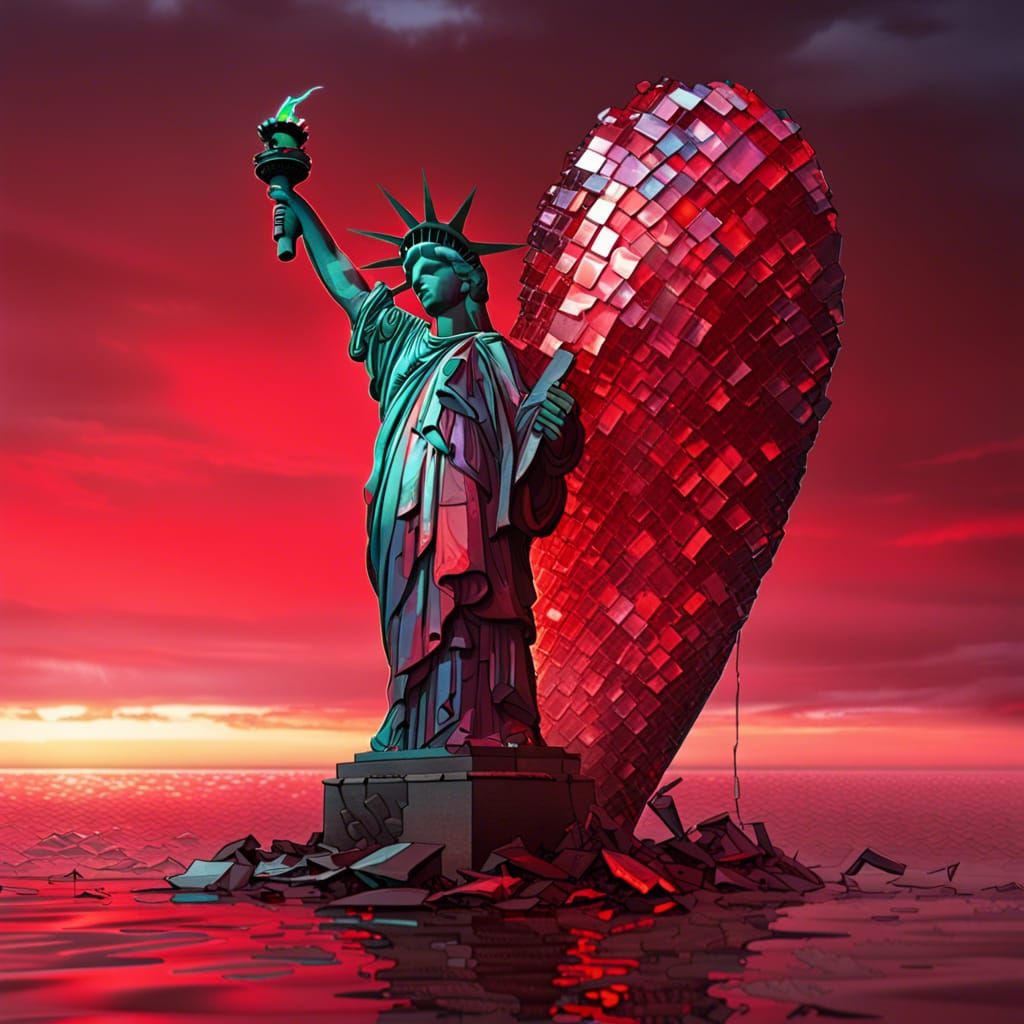 Broken Statue of Liberty, now a post apocalyptic landmark - #02