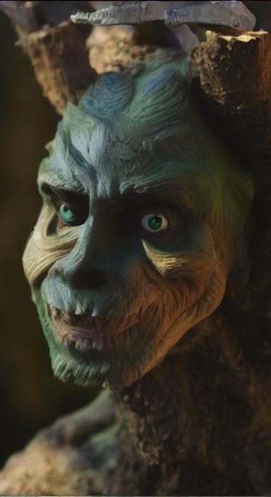 Whimsical Tree Monster Generated by AI