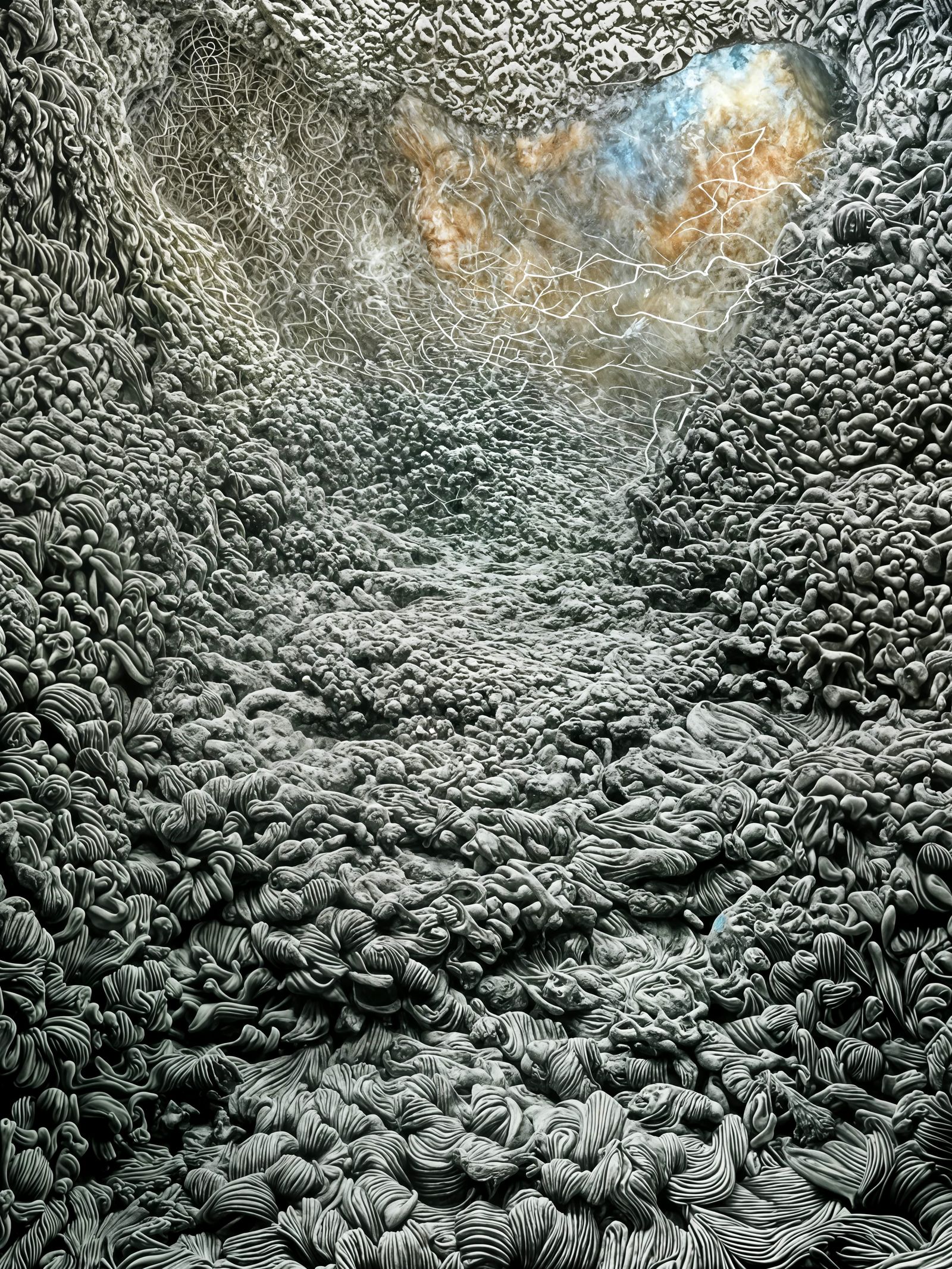 Rope Locker on a sailing ship, one night a long time ago. A Sailor's wife produced a child that night - healthy and pink...