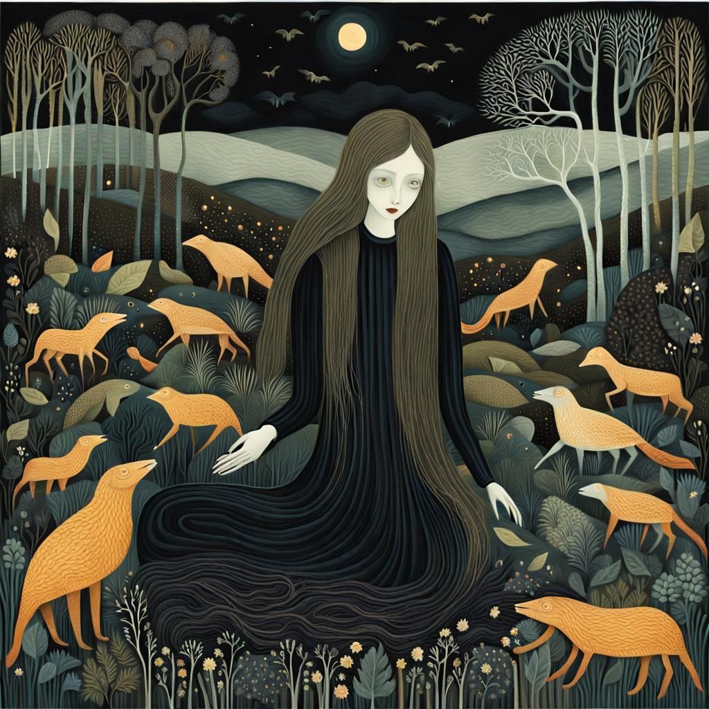 Surreal Bio Art Collage of Mythological Creatures