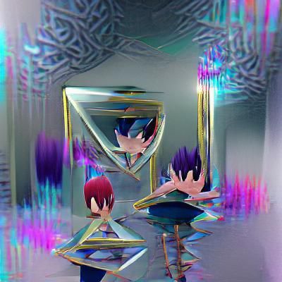 Abstract AI Rendition of a Mirror Dimension