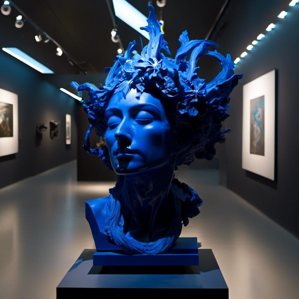 Art Gallery Sculpture with Intricate Details