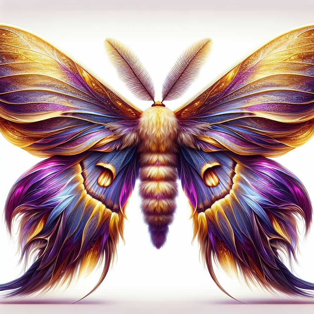 Golden Tear Moth - Ethereal