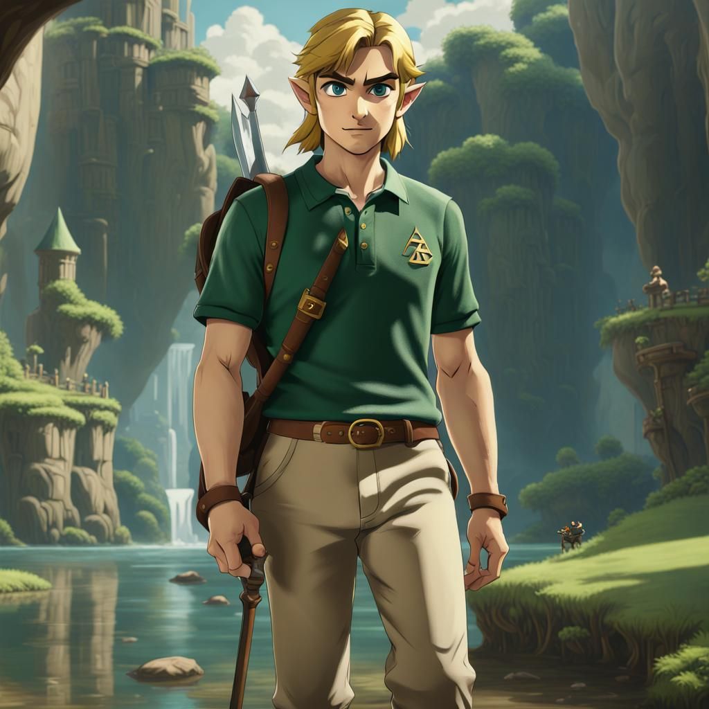 Link Goes Preppy: Zelda Hero in Khakis