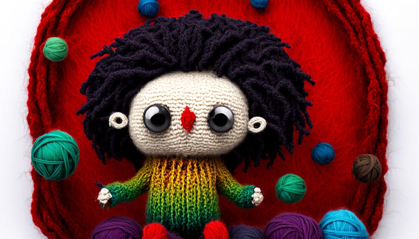 Yarn Monster Knitting: Pop Surrealism in Dryadic Decay