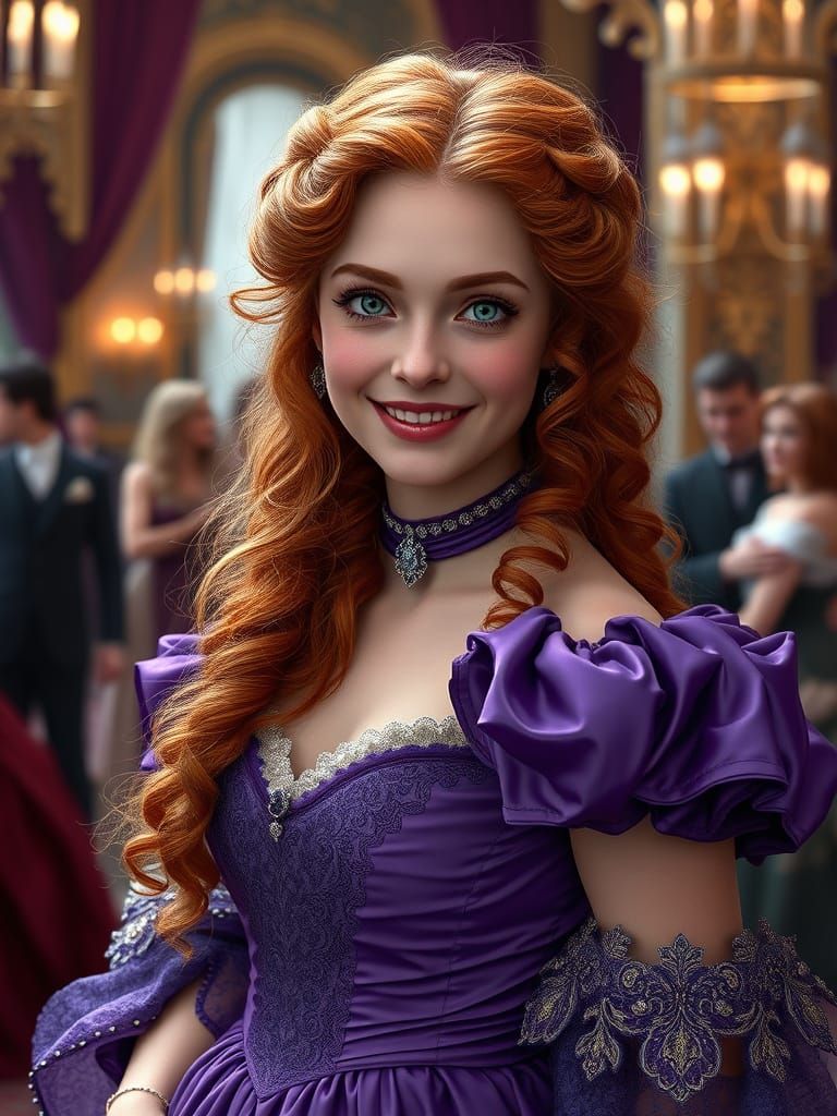 Victorian Teenage Princess in Royal Splendor