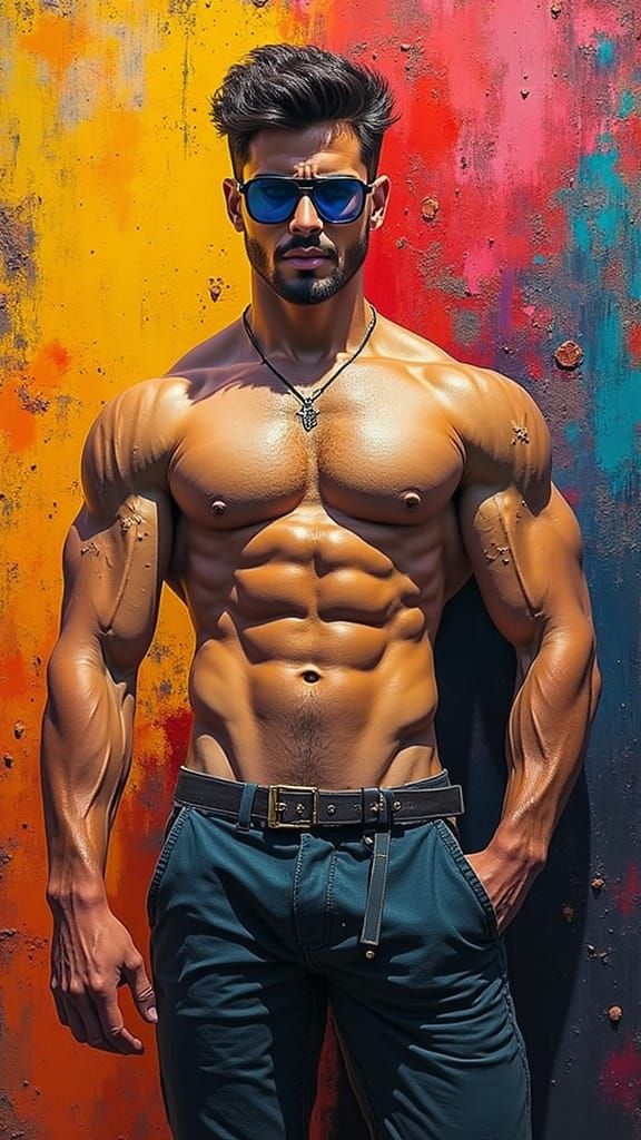 Floating City Marketplace Scene in Fantasy Concept Art Style