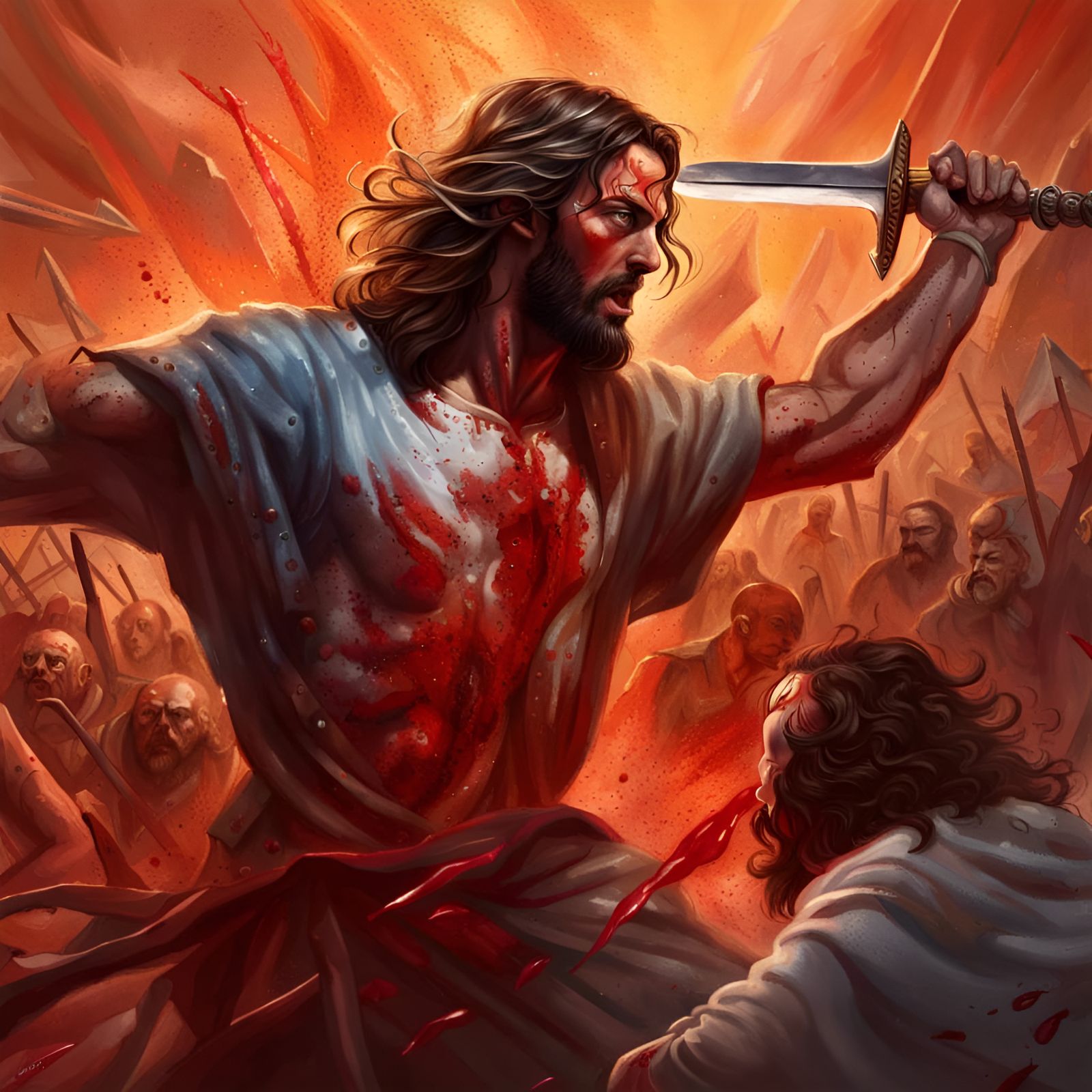 Battle of Armageddon: Hyperrealistic and Detailed