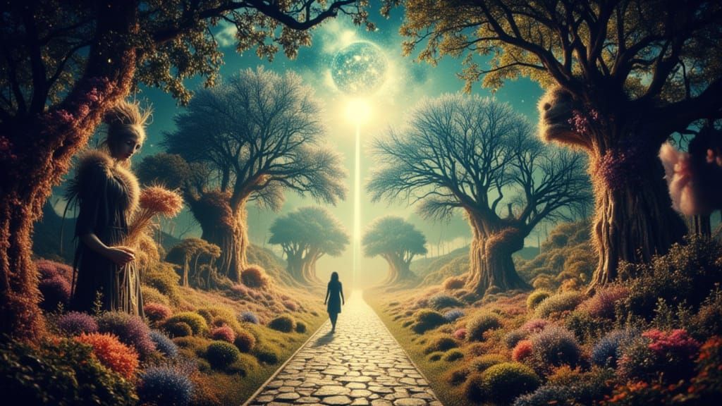 Ethereal Invitation to Eden Digital Matte Painting