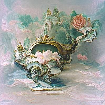 Rococo Art Illustration