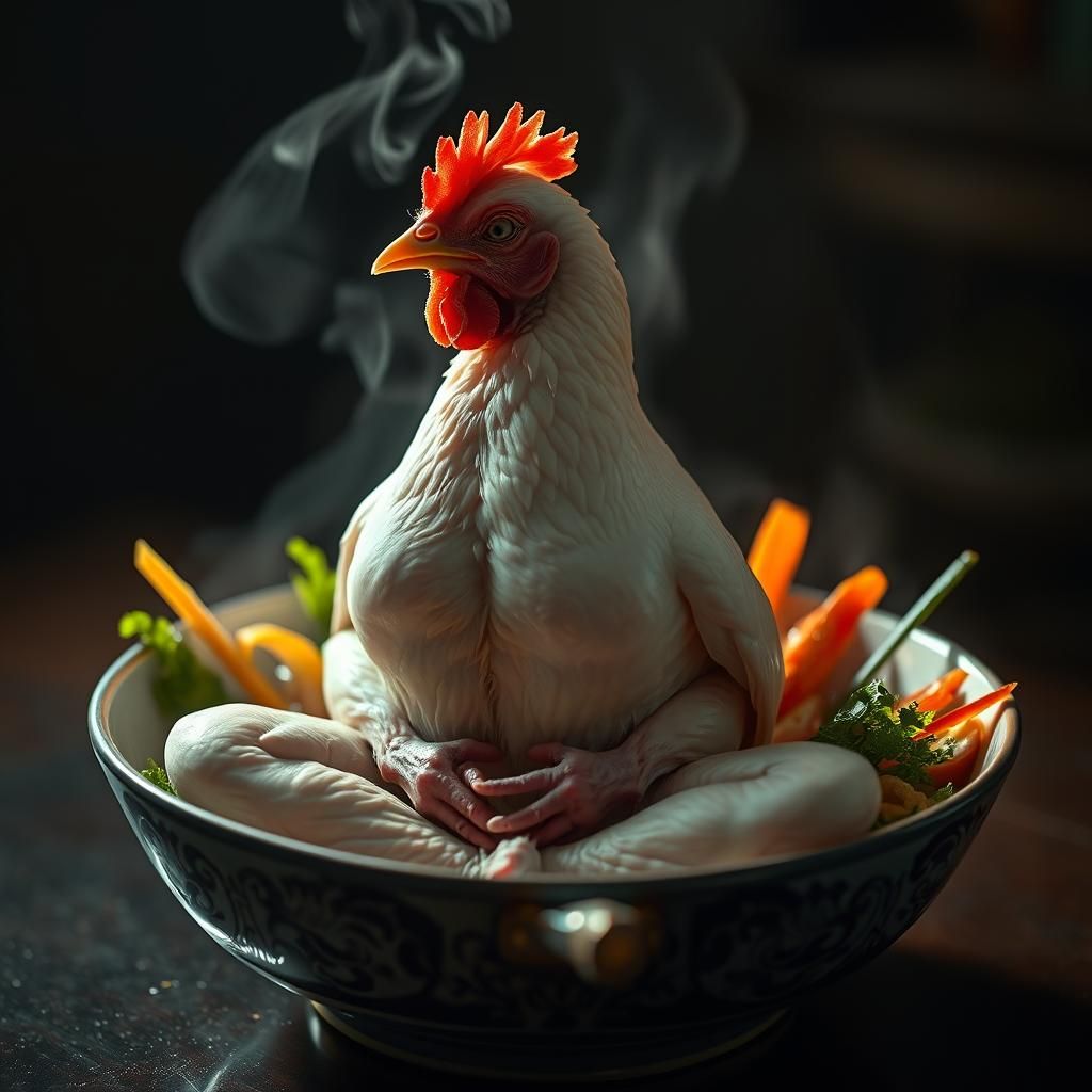 chicken yoga