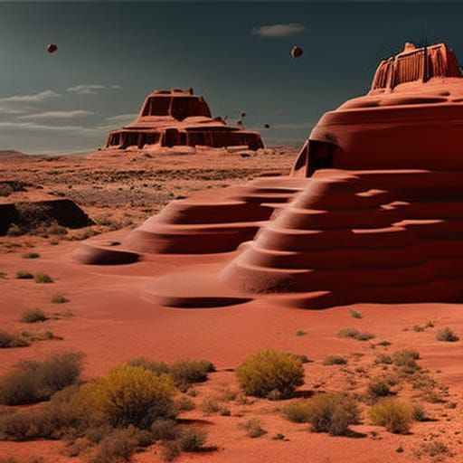 Post-Apocalyptic Desert Cat: Digital Matte Painting