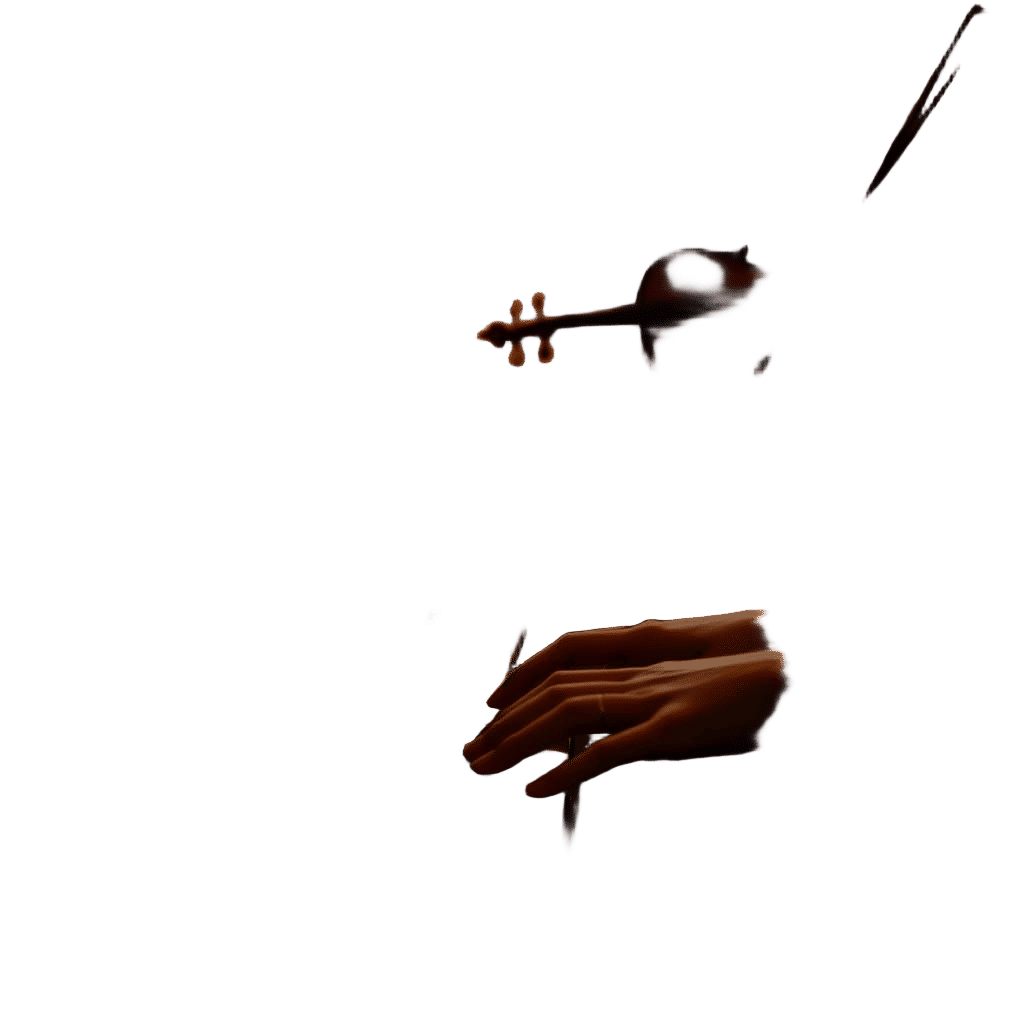 Serene Pianist in Soft Lighting Creates a Calming Melody