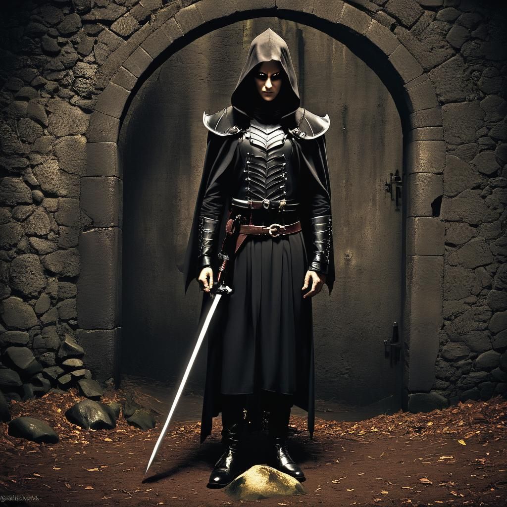 Grimdark Scene in Photorealistic Style