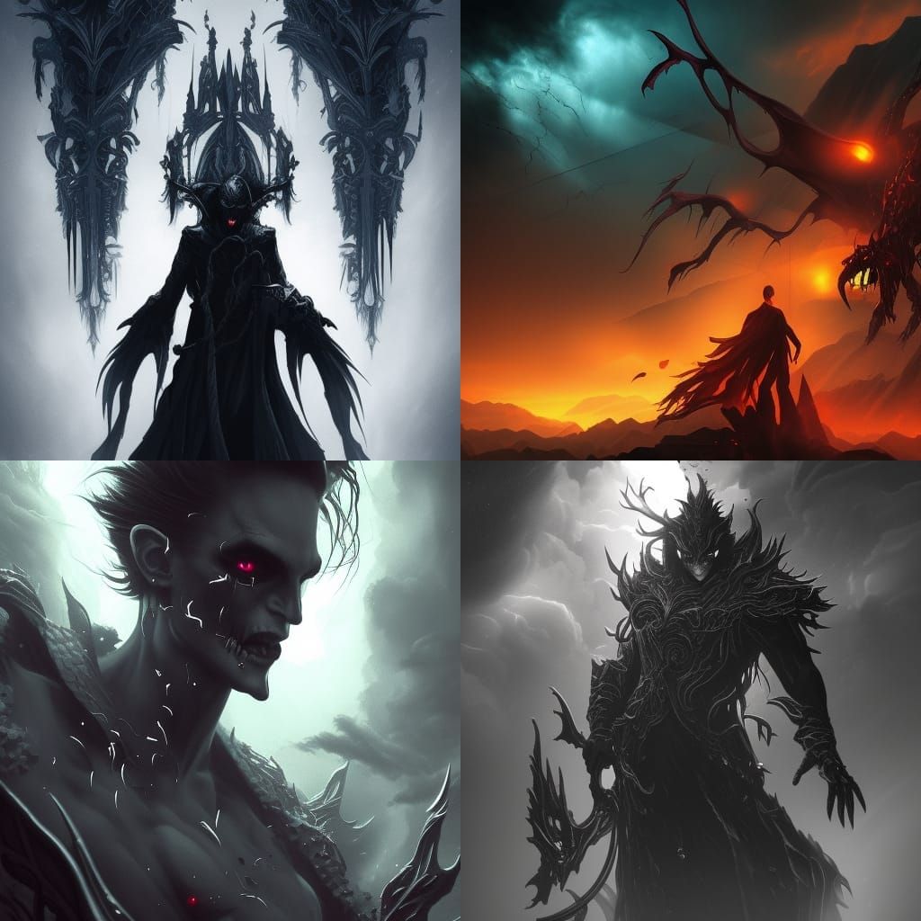 Monochromatic Vampires in Film Noir Style