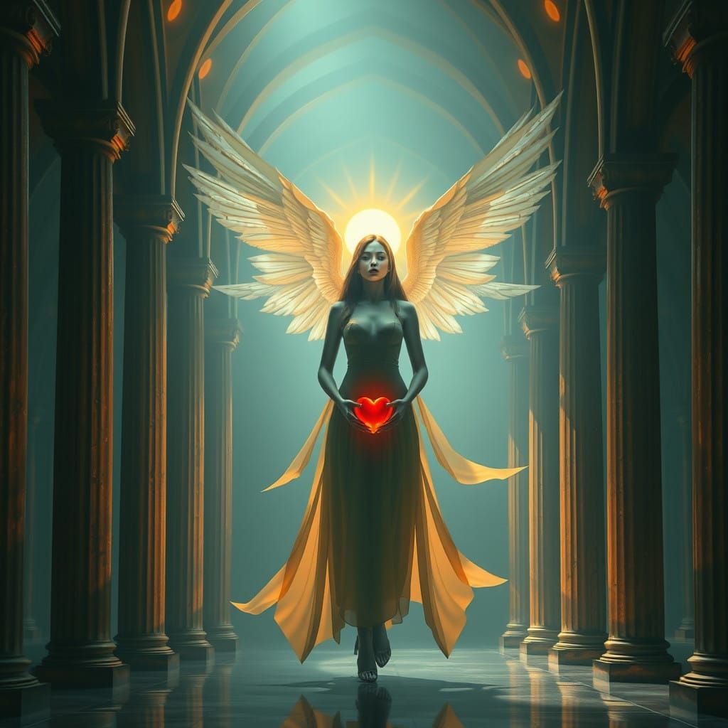 Surrealist Mystic Church Radiates Celestial Bliss