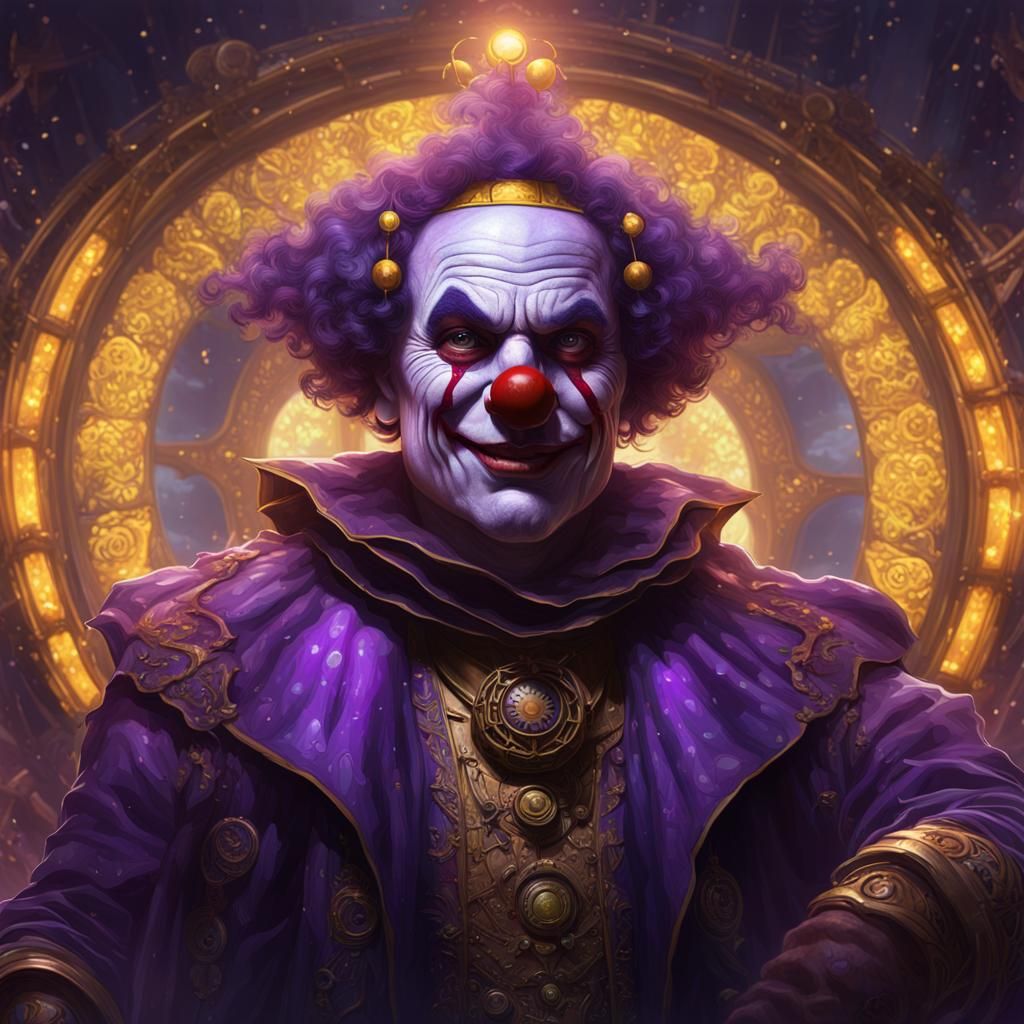 Majestic Moth Man and Solar Plexus Clown Glider