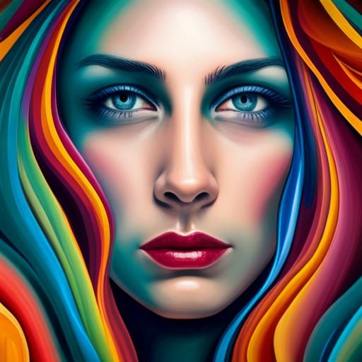 Abstract Visualization of Anxiety Through Color