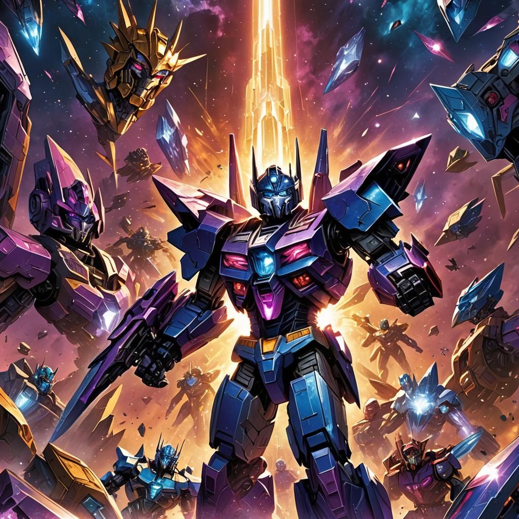Transformers: Eternity Shard Cover Art in Digital Style