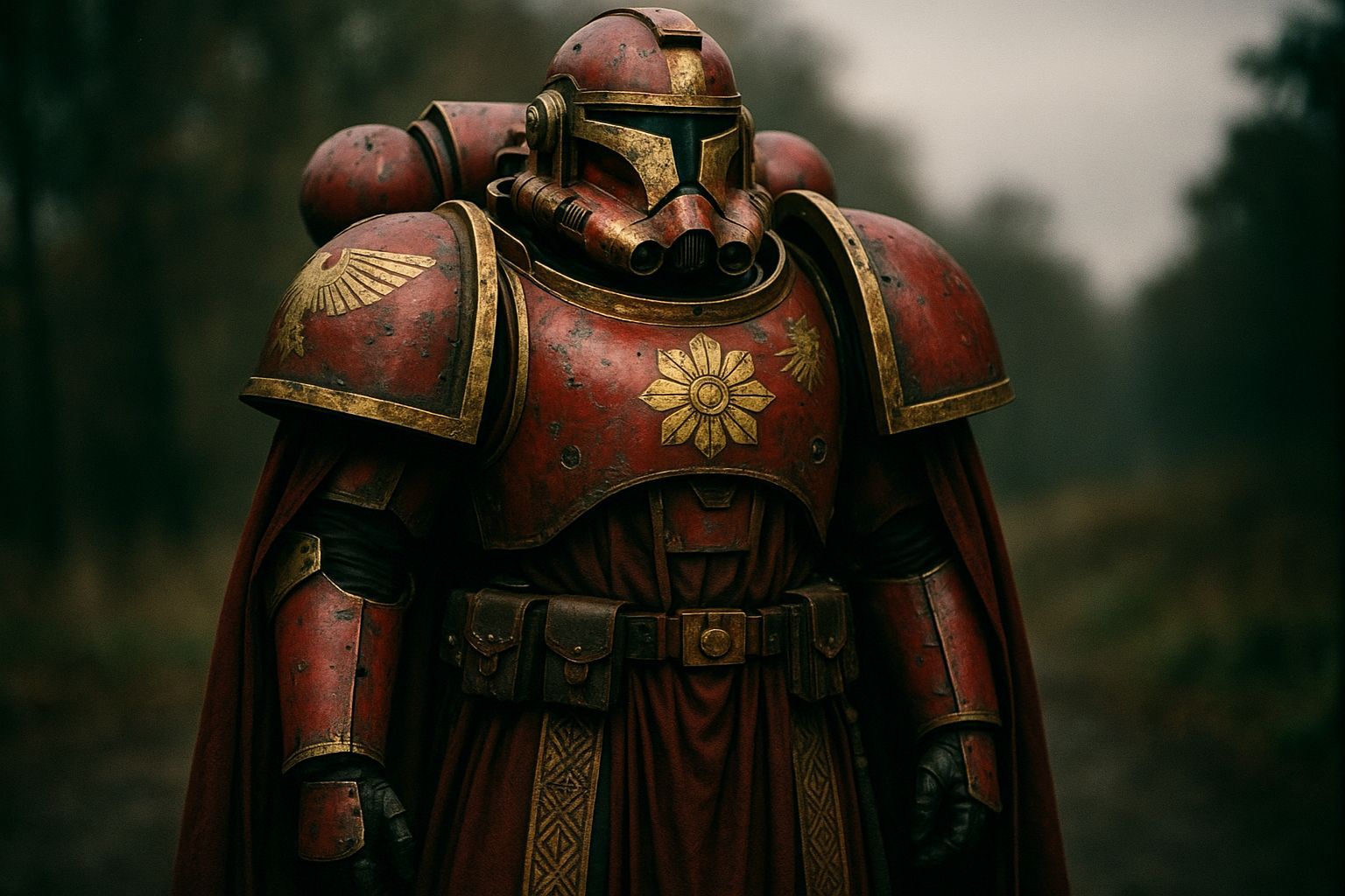 Cinematic Power Armor Concept in Imperial Decal and Nordic R...