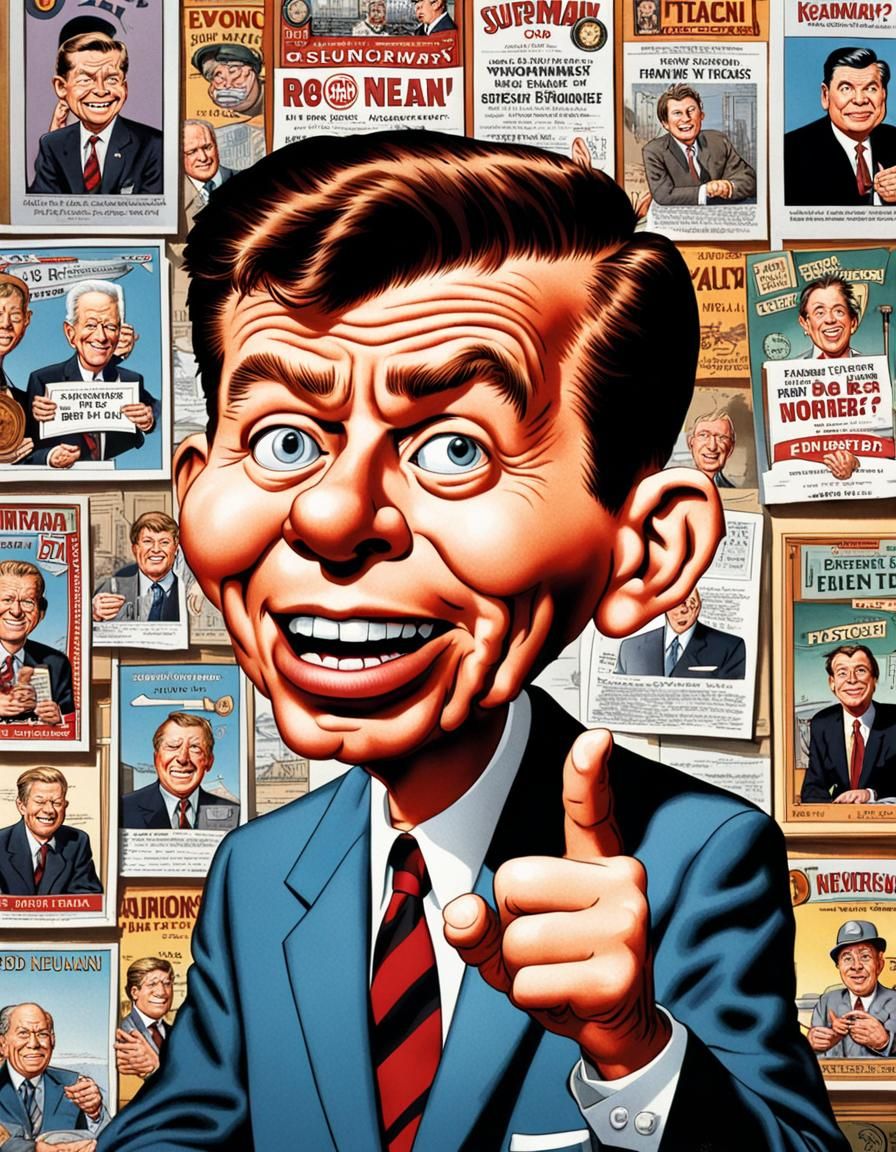Alfred E. Neuman's Iconic 'What?' Expression