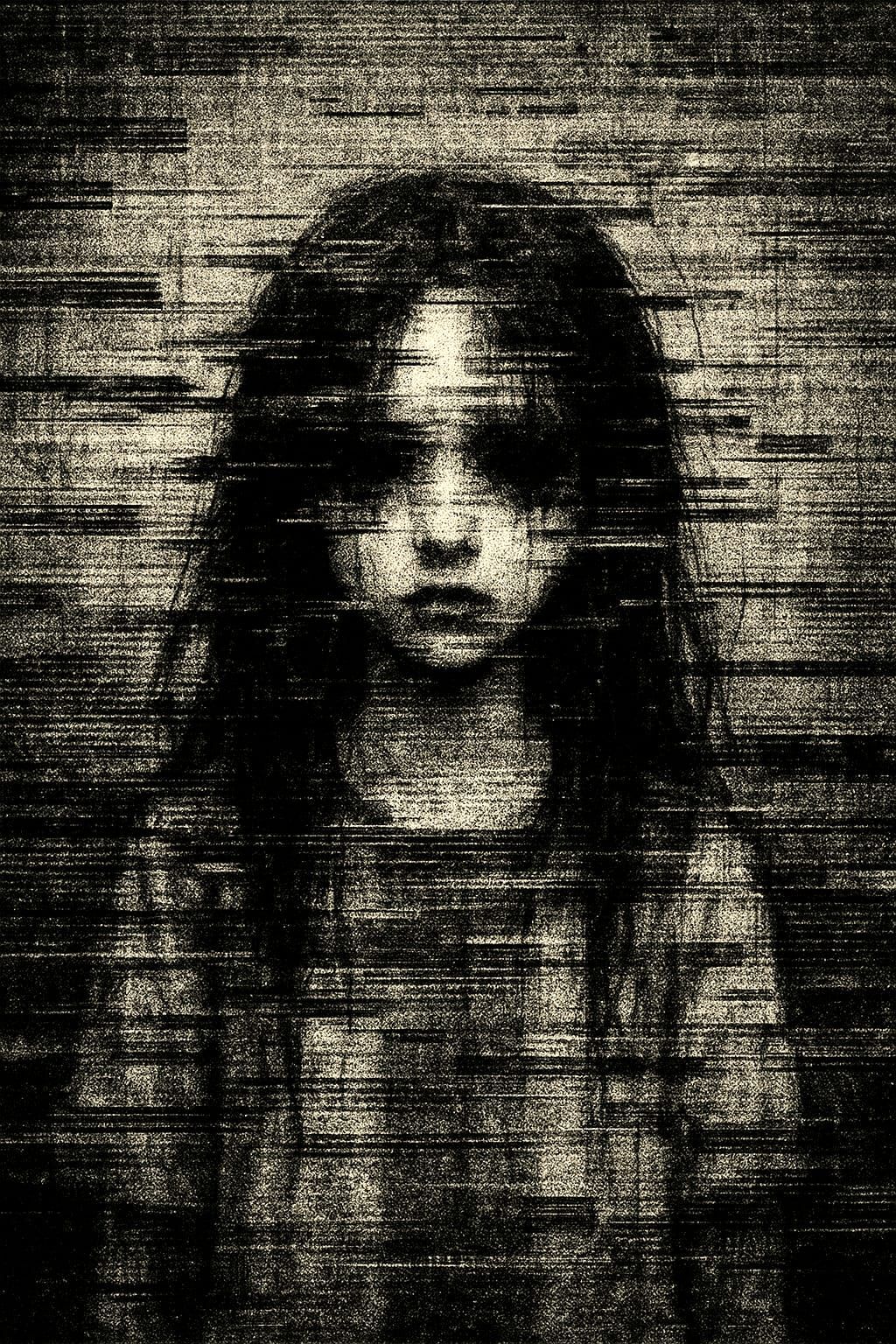 Monochromatic Glitchcore Portals With Empty Eyes