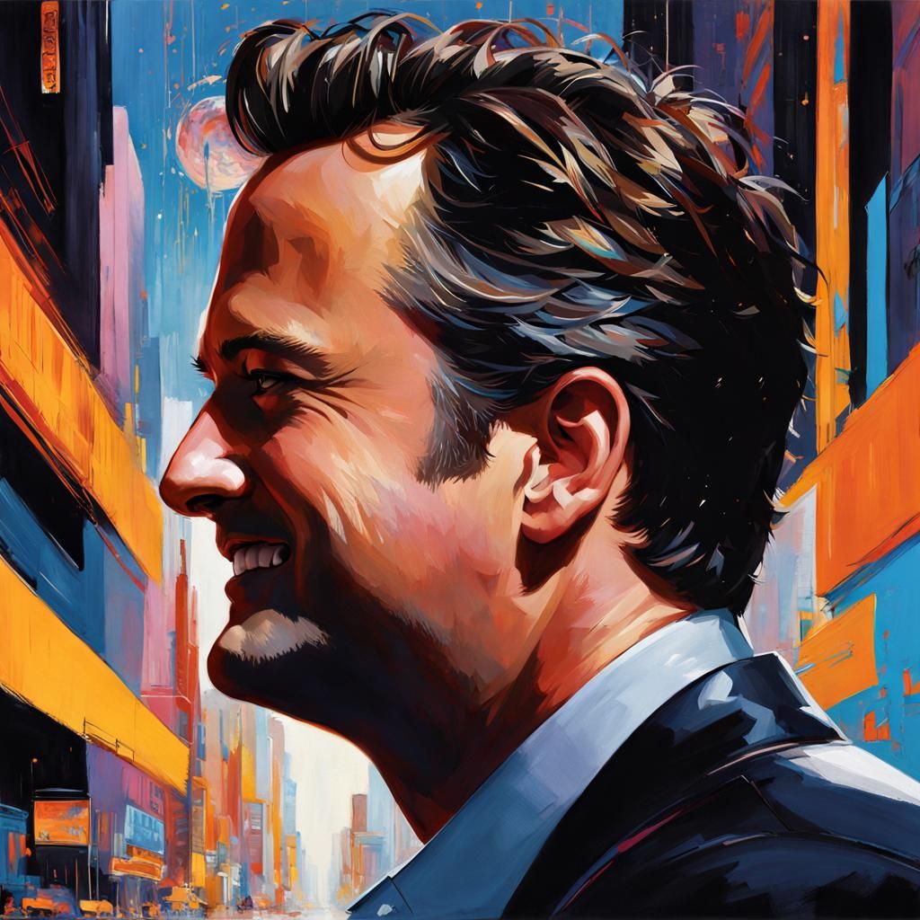 Matthew Perry Memorial Portrait in Dark Academia Style