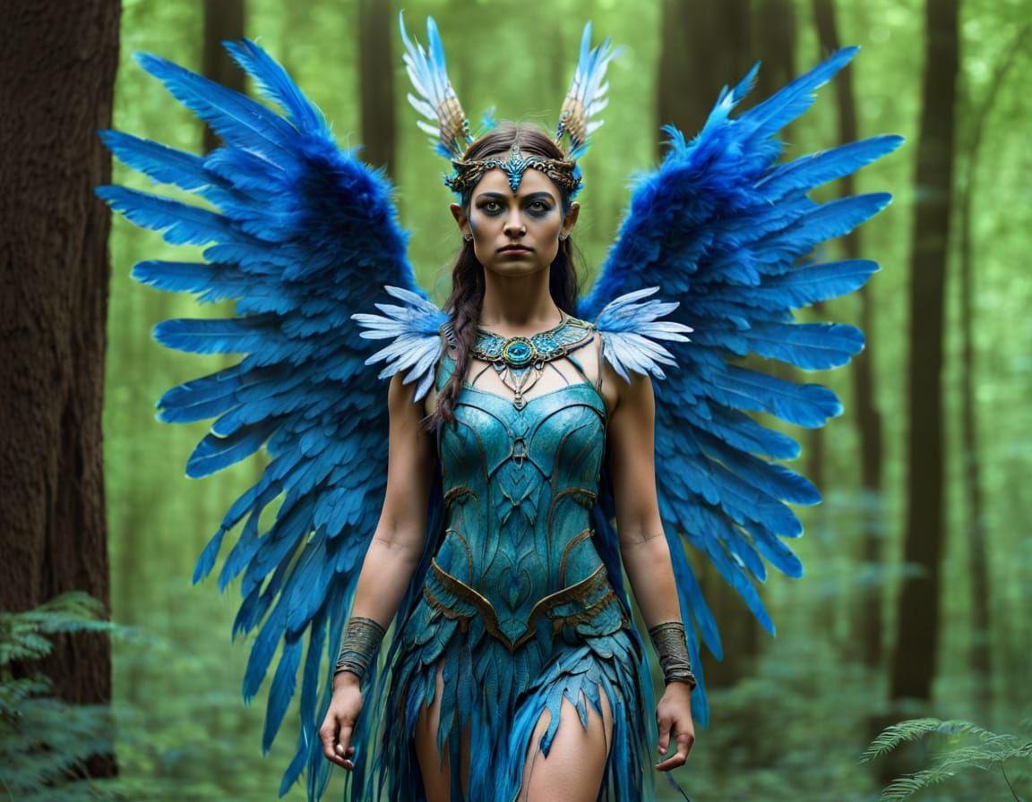 Mystical Goddess of the Forest Revealed in Ethereal Beauty