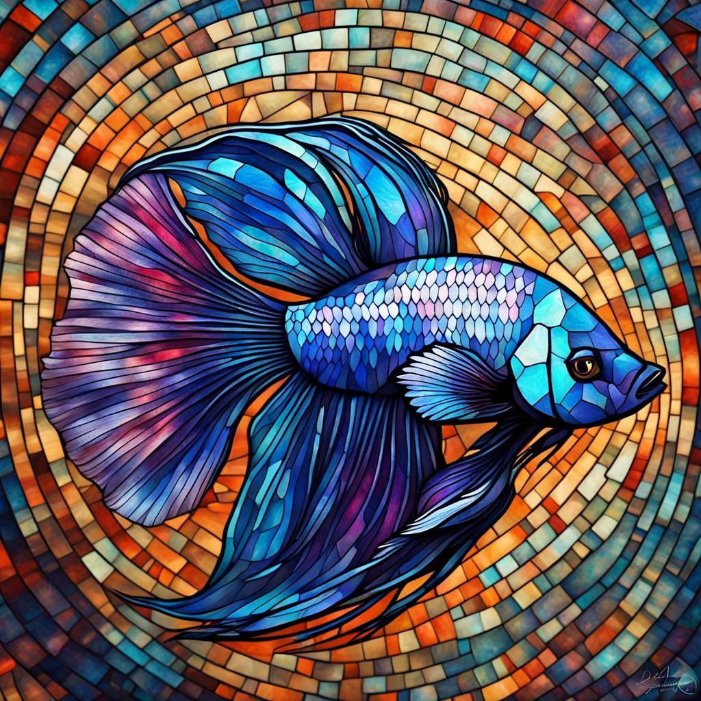 Fish mosaic