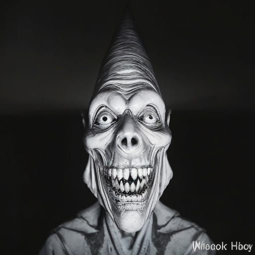 Cinematic Horror Portrait in Dark, Muted Colors