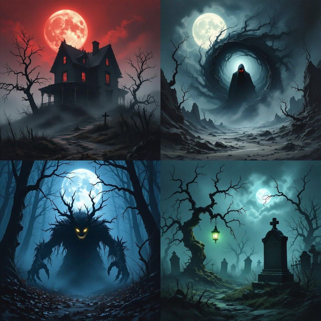 A Scary Image Generated by AI