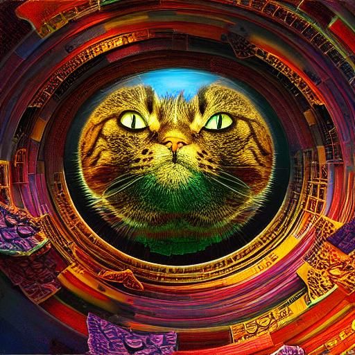 Fractal Mandelbulb Cat