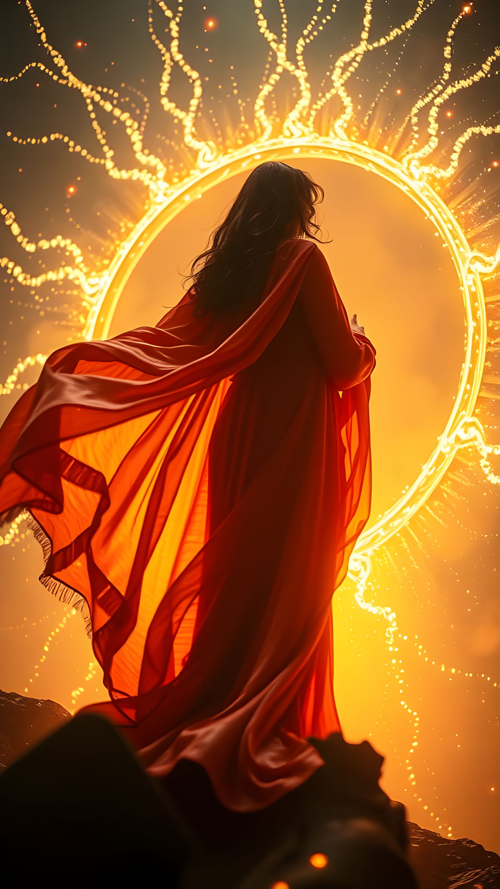 Surreal Quantum Realities Unite in Ethereal Glow