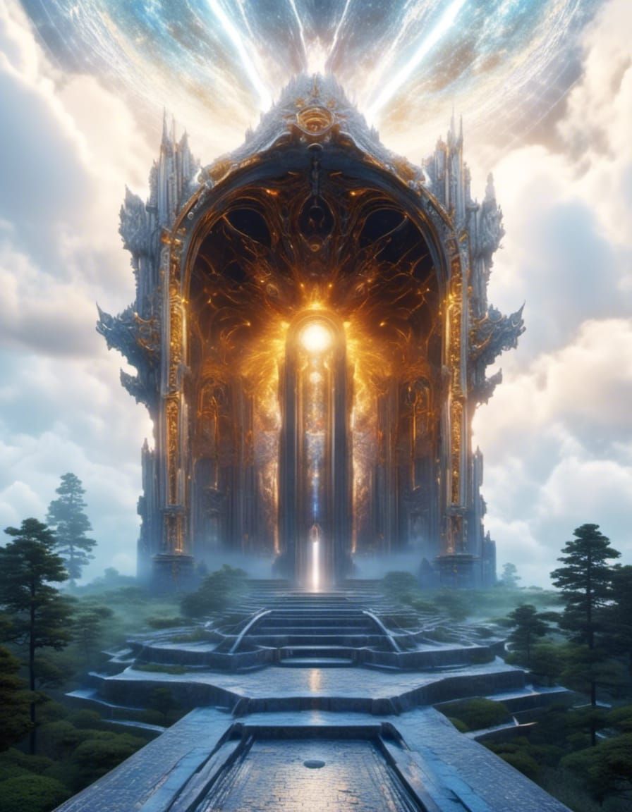 Interdimensional Portal to a Luminous Realm