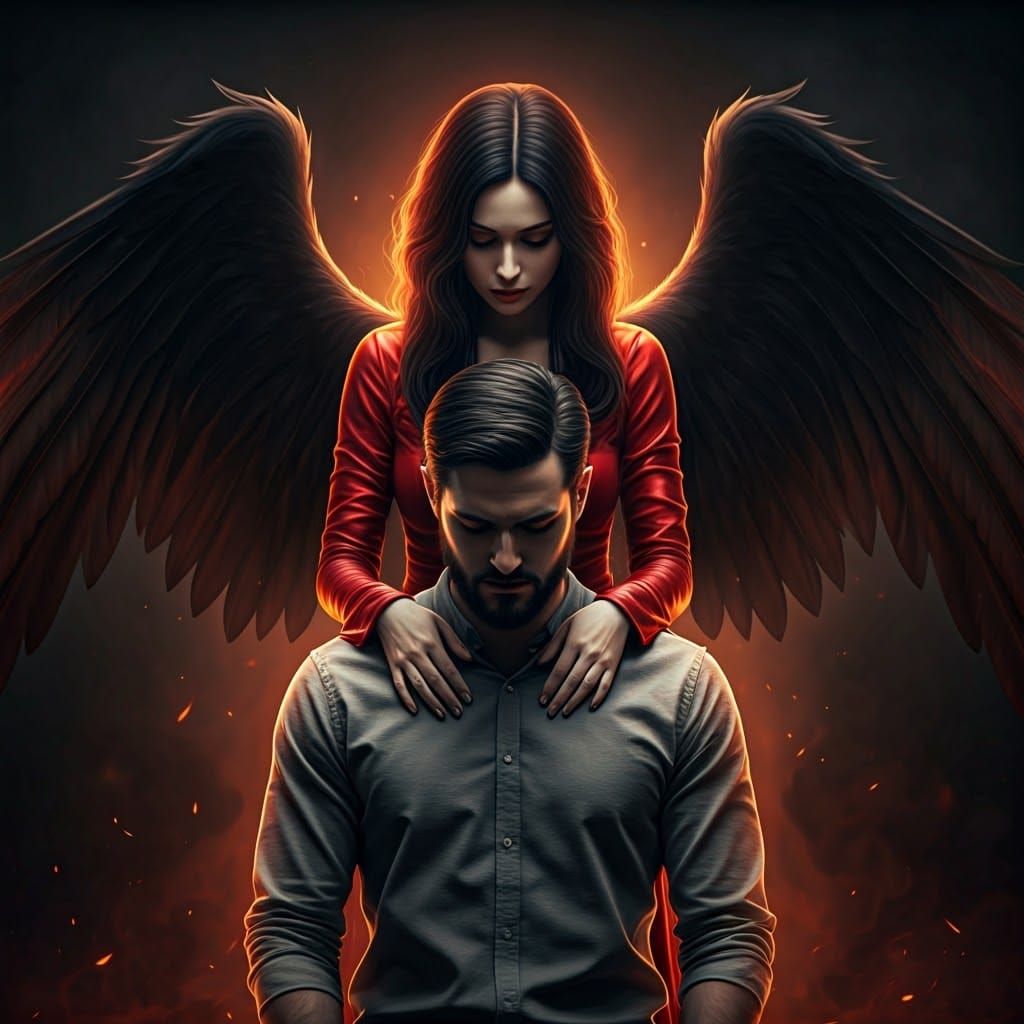 Angel of Justice Intercepts a Humble Soul