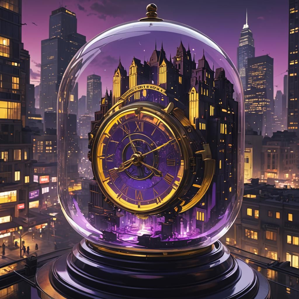 Los Santos Cityscape in Dark Fantasy Style