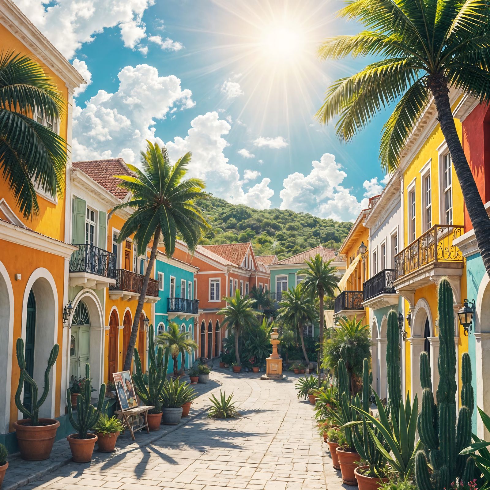 Bonaire's Kralendijk: A Digital Caribbean Masterpiece