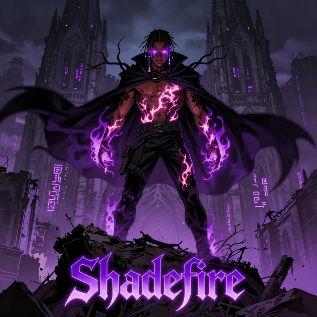 African-American Hero Stands Atop Crumbling Cathedral at Twi...