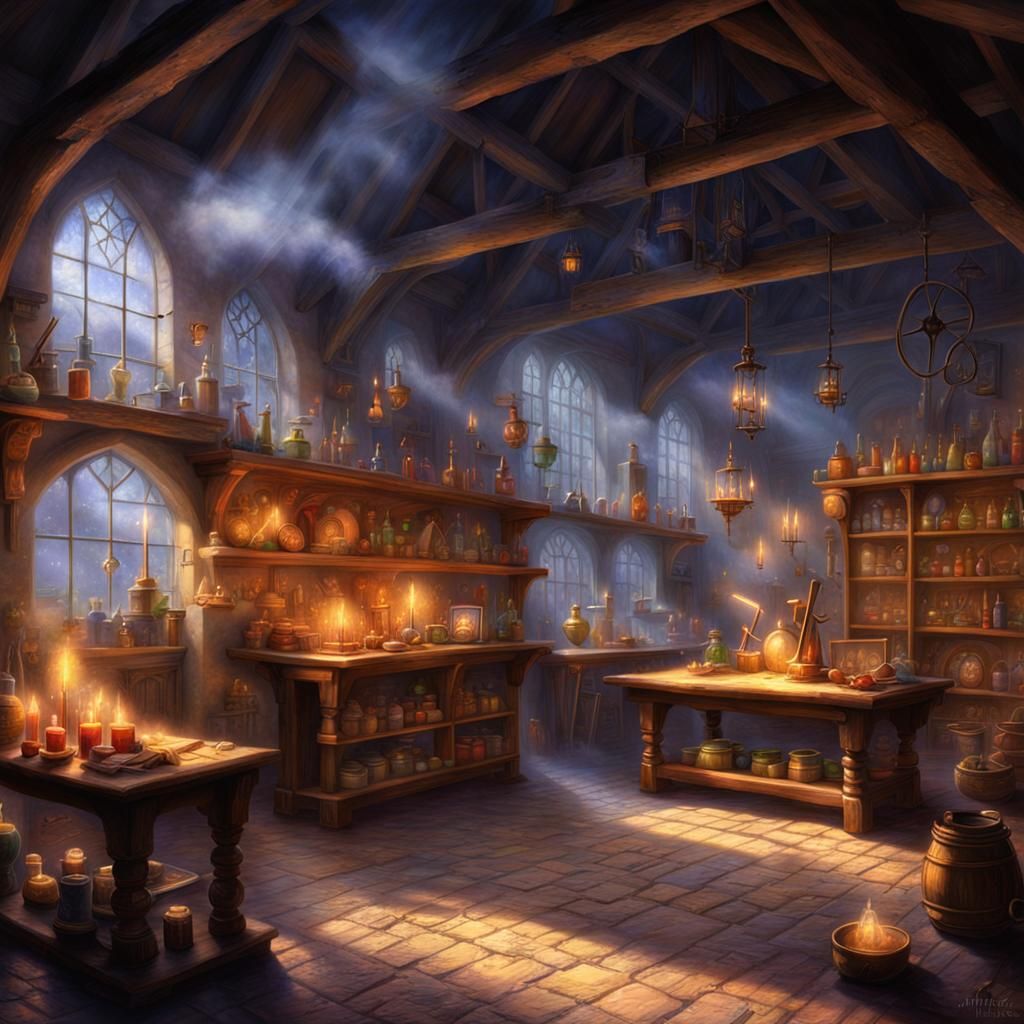 Medieval potion shop