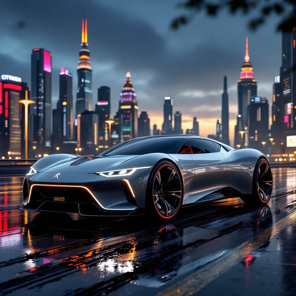 Futuristic 2025 Citroen DS Pallas Concept Car